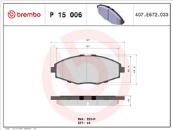 BREMBO P 15 006