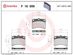 BREMBO P 16 009
