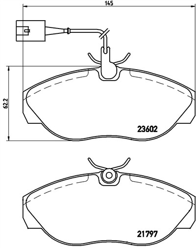BREMBO P 23 083 Číslo výrobce: 21797. EAN: 8020584051535.