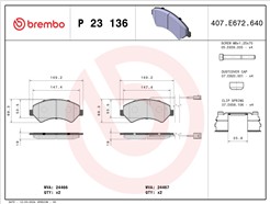 BREMBO P 23 136