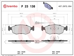 BREMBO P 23 138