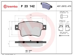 BREMBO P 23 142