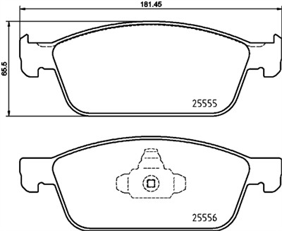 BREMBO P 24 199 Číslo výrobce: 25555. EAN: 8020584084649.