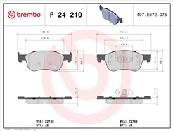 BREMBO P 24 210