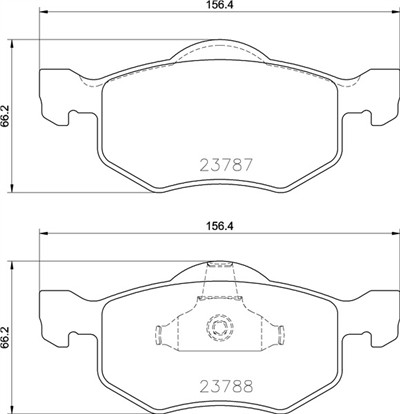 BREMBO P 24 219 Číslo výrobce: 23787. EAN: 8020584116470.