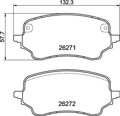 BREMBO P 24 236 Číslo výrobce: 26271. EAN: 8020584119099.