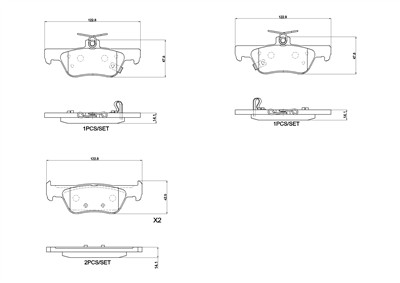 BREMBO P 28 110 Číslo výrobce: 26397. EAN: 8020584124307.