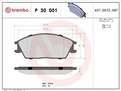 BREMBO P 30 001
