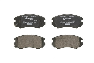 BREMBO P 30 018X Číslo výrobce: 23891. EAN: 8020584068854.
