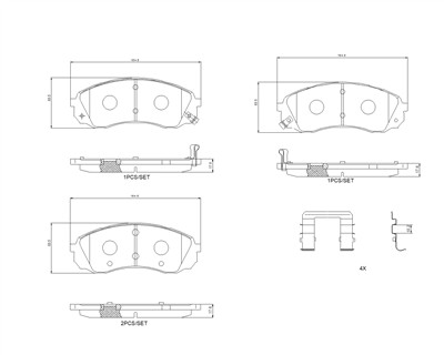 BREMBO P 30 041G Číslo výrobce: 24597. EAN: 8020584125045.