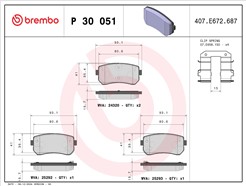 BREMBO P 30 051