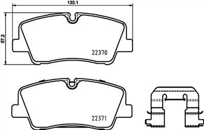 BREMBO P 30 085 Číslo výrobce: 22371. EAN: 8020584084359.