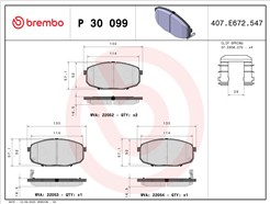 BREMBO P 30 099