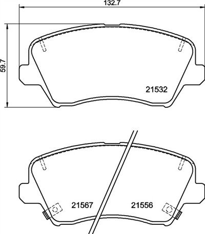 BREMBO P 30 123 Číslo výrobce: 21532. EAN: 8020584119198.