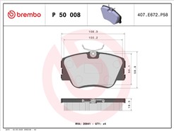 BREMBO P 50 008