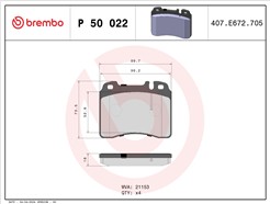 BREMBO P 50 022