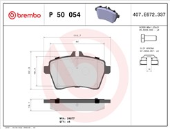 BREMBO P 50 054