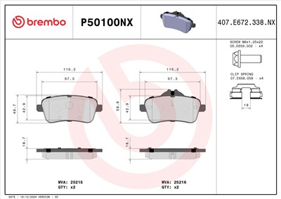 BREMBO P50100NX