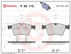 BREMBO P 50 115