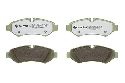 BREMBO P 50 155G Číslo výrobce: 20747. EAN: 8020584124949.