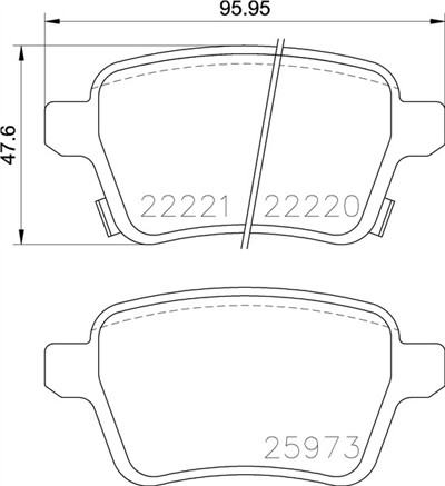 BREMBO P 59 086 Číslo výrobce: 22220. EAN: 8020584083925.
