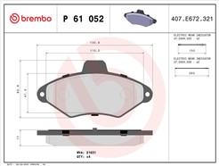 BREMBO P 61 052