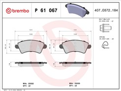 BREMBO P 61 067