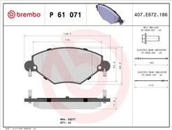 BREMBO P 61 071