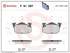 BREMBO P 61 097