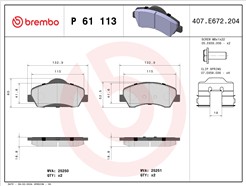 BREMBO P 61 113