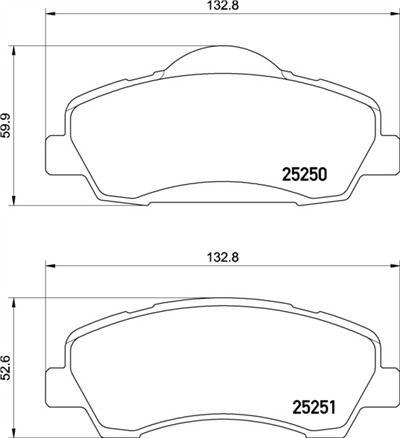 BREMBO P 61 138 EAN: 8020584084847.