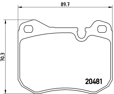 BREMBO P 65 002 Číslo výrobce: 20481. EAN: 8020584056578.