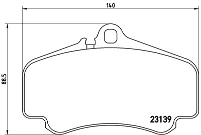 BREMBO P 65 011 Číslo výrobce: 23139. EAN: 8020584061824.