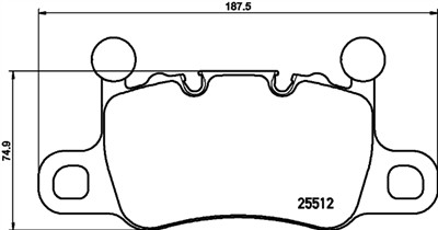 BREMBO P 65 038 Číslo výrobce: 25512. EAN: 8020584084113.
