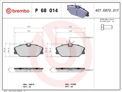 BREMBO P 68 014