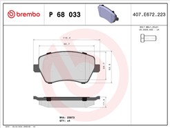 BREMBO P 68 033