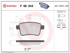 BREMBO P 68 043