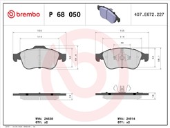 BREMBO P 68 050