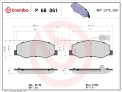BREMBO P 68 061