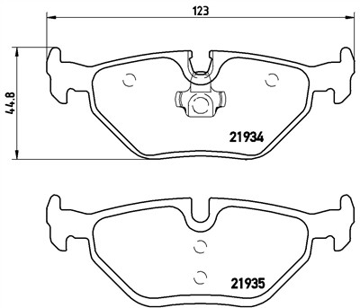 BREMBO P 71 006 Číslo výrobce: 21934. EAN: 8020584062012.