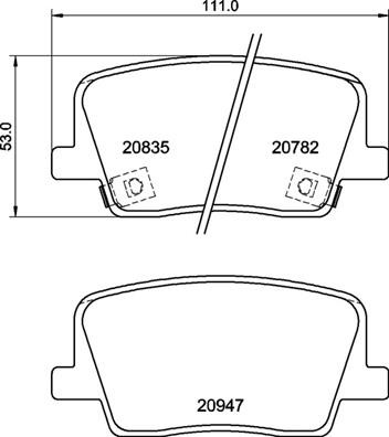 BREMBO P 77 003 EAN: 8020584118108.