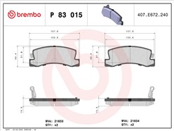 BREMBO P 83 015