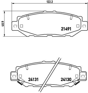 BREMBO P 83 038 Číslo výrobce: 24130. EAN: 8020584057735.