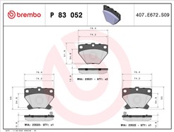 BREMBO P 83 052
