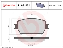 BREMBO P 83 062