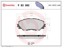 BREMBO P 83 082