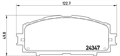 BREMBO P 83 086 Číslo výrobce: 24347. EAN: 8020584062241.