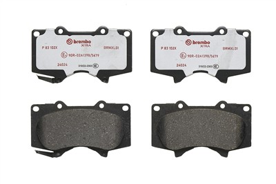 BREMBO P 83 102X EAN: 8020584121900.