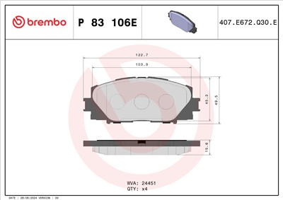 BREMBO P 83 106E