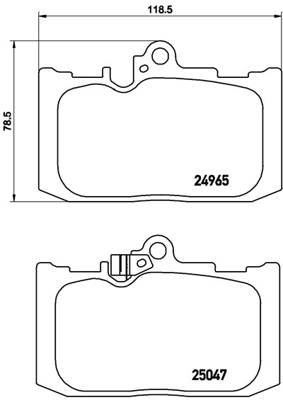 BREMBO P 83 131 Číslo výrobce: 24965. EAN: 8020584103777.